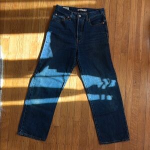 Levi's High Rise Indigo Jeans